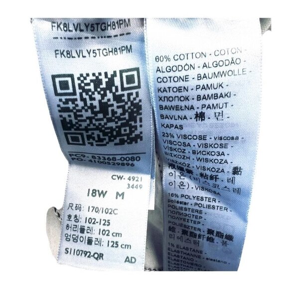 Levis 721 Womens High Rise Light Wash Distressed Skinny Jeans Plus Sz 18W New - Picture 9 of 10